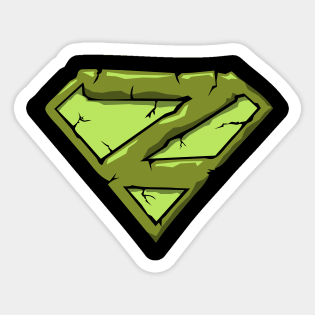 Zombieman Sticker by robotrobotROBOT